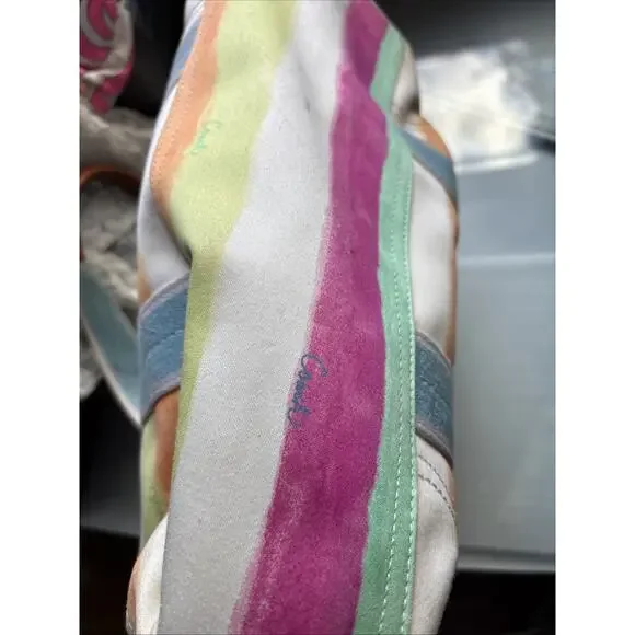 Coach Y2K Water Color Hampton tote canvas hand shoulder Bag Purse 10067 - Picture 12 of 16